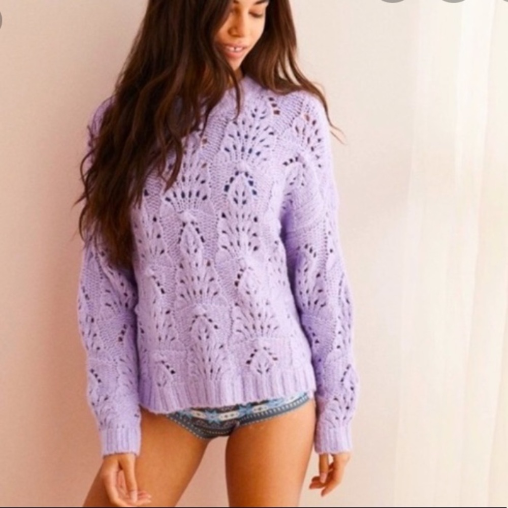 NEW Aerie Oversized Cotton Blend Sweater